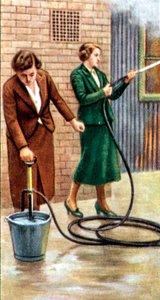 Air Raid Precautions, cigaretkort, britisk, 1938 af Unbekannt