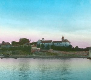 Akershus fæstning, Christiania, Oslo, Norge, slutningen af ​​det 19.-begyndelsen af ​​det 20. århundrede. af Unbekannt