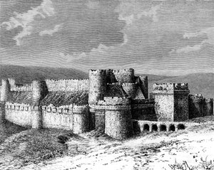 Al Karak slot, 1800-tallet af Unbekannt