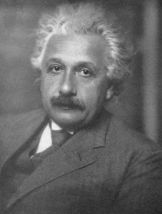 Albert Einstein, tysk-schweizisk-amerikansk matematiker og fysiker af Unbekannt