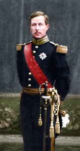 Albert I 1875-1934, konge af belgierne fra 1909, i militæruniform af Unbekannt