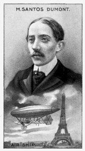 Alberto Santos-Dumont, brasilianischer Luftfahrtpionier, um 1924
