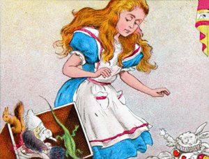 Alice voksede sig større igen, omkring 1900. af Unbekannt