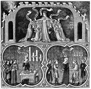 Allegory of Justice, fra Aristoteles
