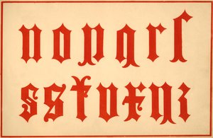 Alfabet, arkaiske bogstaver, små bogstaver af Unbekannt