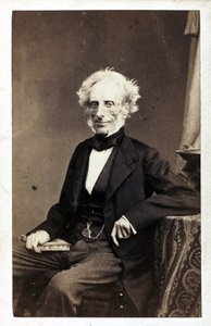 Alphonse de Brebisson, fransk botaniker, ca. 1863 af Unbekannt
