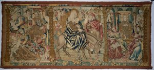 Alter Frontal: Scener fra Kristi barndom, ca. 1500. af Unbekannt