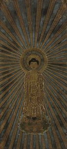Amida Manifesting in the Dharma-body of Expedient Means, 1700-tallet. af Unbekannt