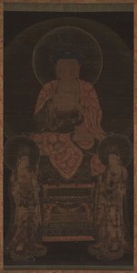 Amitabha-triade, ca. 13. århundrede. af Unbekannt