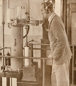 Et luftskibs vejrcenter, 1927 af Unbekannt
