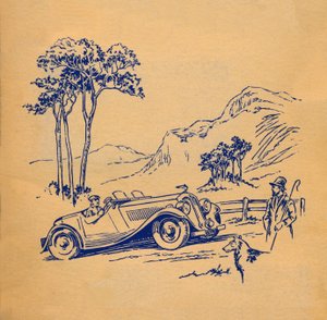 An Album of Motor Cars forside, c1936 af Unbekannt