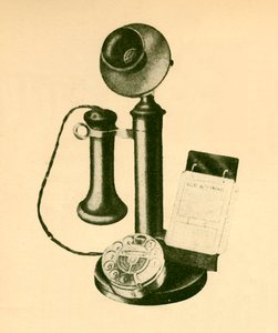 En automatisk telefonmodtager, c1930. af Unbekannt
