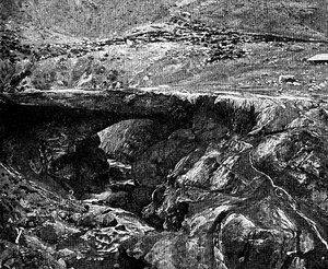 En inkabro, Peru, 1895 af Unbekannt