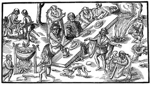 En irsk banket, 1581, 1893 af Unbekannt