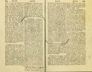En beretning om Claude Marin Saugrain, Antoine Saugrains onkel, 15. februar 1735 af Unbekannt