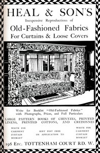 En annonce for Heal & Sons of Tottenham Court Road, London, 1908 af Unbekannt
