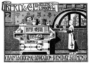 An advertisement for Liberty and Co Ltd, 1898 af Unbekannt
