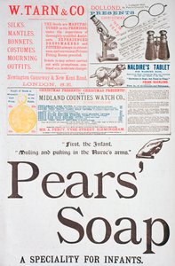 En reklameside i julen, 1882 af Unbekannt