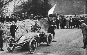 En tidlig Wolseley på Isle of Man 1904, 1904, 1937 af Unbekannt