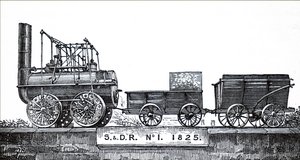 Et motorlokomotiv, jeg byggede af George Stephenson af Unbekannt