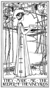 En illustration til Højsangen om Salomon, 1899 af Unbekannt