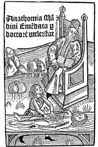 Anatomi demonstration, 1493 af Unbekannt