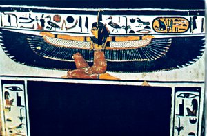 Gamle egyptiske hieroglyffer, Theben, Egypten af Unbekannt