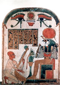 Gammel egyptisk stele, 11.-10. århundrede f.Kr af Unbekannt