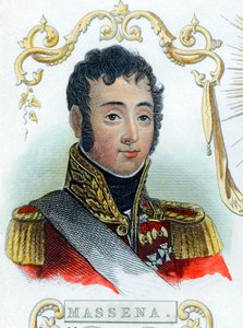 Andre Massena, fransk soldat, c1830 af Unbekannt