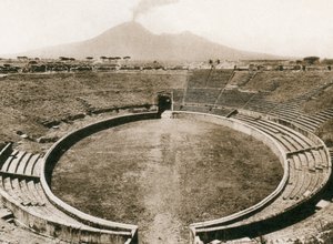 Anfiteatro, Pompeji, Italien, omkring 1900-tallet af Unbekannt