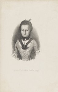 Anna Katharina Käthchen Schönkopf 1746-1810, omkring 1820. af Unbekannt
