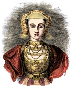 Anne af Cleves 1515-1557, fjerde hustru til Henrik VIII af England, 1800-tallet af Unbekannt