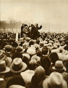 Anti-regeringsdemonstration, Hyde Park, London, 6. februar 1933, 1935.i af Unbekannt