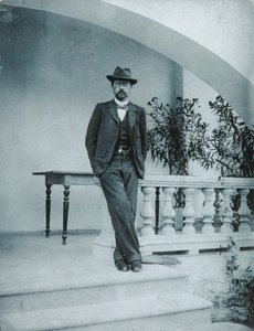 Anton Tjekhov i Jalta, 1899-1900 af Unbekannt