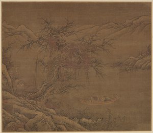 Nærmer sig vinterkysten, Ming-dynastiet, 1368-1644. af Unbekannt