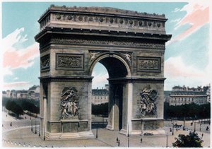 Triumfbuen, Paris, ca. 1900 af Unbekannt