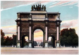 Triumfbuen, Paris, ca. 1900 af Unbekannt