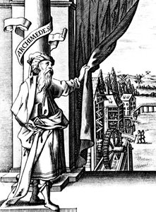 Archimedes c287-212 f.Kr., oldgræsk matematiker og opfinder af Unbekannt