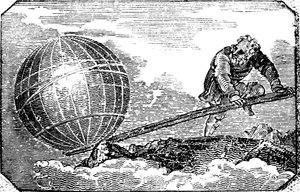 Archimedes c287-212 f.Kr., oldgræsk matematiker og opfinder, 1824 af Unbekannt