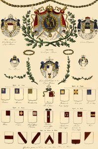 Våben fra det franske imperium og den kejserlige adel, 1806, 1921. af Unbekannt