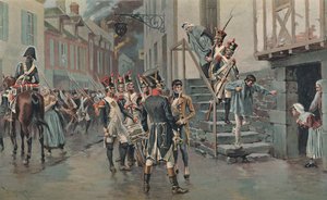 Arresterende desertører, 1896 af Unbekannt