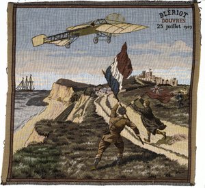 Louis Bleriots ankomst til Dover, England, 25. juli 1909 af Unbekannt