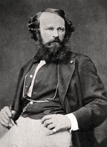 Arsene Houssaye, fransk romanforfatter og digter, 1861 af Unbekannt