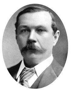 Arthur Conan Doyle, skotsk forfatter, c1900 af Unbekannt