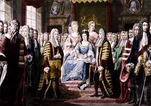 Unionsartikler fremlagt af kommissærer til dronning Anne, 1706 af Unbekannt