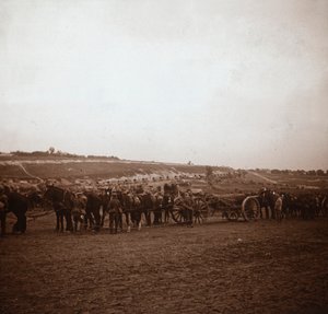 Artilleri, Genicourt, Nordfrankrig, c1914-c1918 af Unbekannt