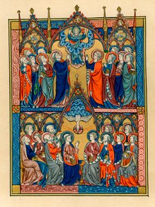 Himmelfart og pinse, 1290-1300 af Unbekannt