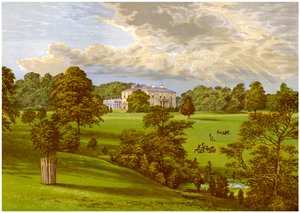 Ashcombe Park, Staffordshire, hjemsted for Sneyd-familien, c1880 af Unbekannt