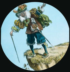 Ateist møder Pilgrim, c1910. af Unbekannt