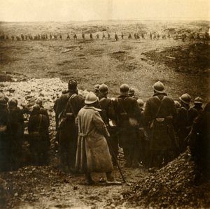 Angreb ved Douaumont, Nordfrankrig, december 1916 af Unbekannt